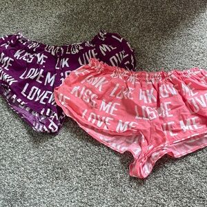 Victoria’s Secret Pink pajama shorts